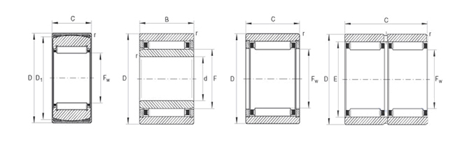 CHIK RNA4902.2RS Needle bearing